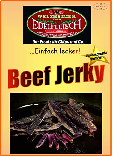 Edelfleisch Beef Jerky 10x100 Gramm 10 Sorten Biltong geschnitten von Generisch