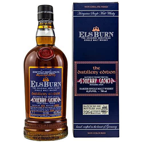 Elsburn Sherry Cask Single Malt Whisky THE DISTILLERY EDITION Batch 3 45,9% Vol. 0,7l in GP von Generisch