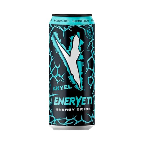 Energy Drink Kokosnuss Geschmack Anyel Dose 50 cl. 8er Pack von Generisch