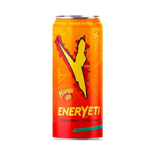 Energy Drink Mango Geschmack Dose 50 cl. 8er Pack von Generisch