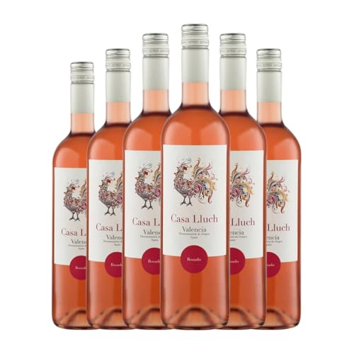 Enguera Casa Lluch Rosado Tempranillo Valencia 75 cl Rosé-Wein (Karton mit 6 Flaschen von 75 cl) von Generisch