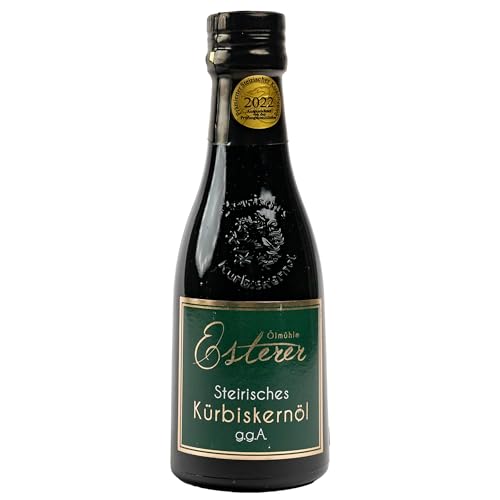 Esterer - Premium Steirisches Kürbiskernöl 250 ml - 100% reines Öl aus hochwertigen steirischen, schalenlos gewachsenen Kürbiskernen nach alter Tradition hergestellt Esterer - Premium Steirisches Kürbiskernöl 250 ml - 100% reines Öl aus hochwertigen steirischen, schalenlos gewachsenen Kürbiskernen nach alter Tradition hergestellt von Generisch