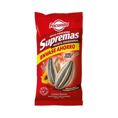 FACUNDO Supremas Sonnenblumenkerne von höchster Qualität 190 g 4er-Packung FACUNDO Supremas Sonnenblumenkerne von höchster Qualität 190 g 4er-Packung von Generisch