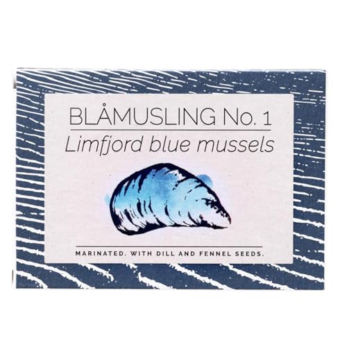 FANGST Blåmusling NO. 1 marinierte Limfjord Miesmuscheln mit Dill und Fenchel, aus Dänemark von Generisch