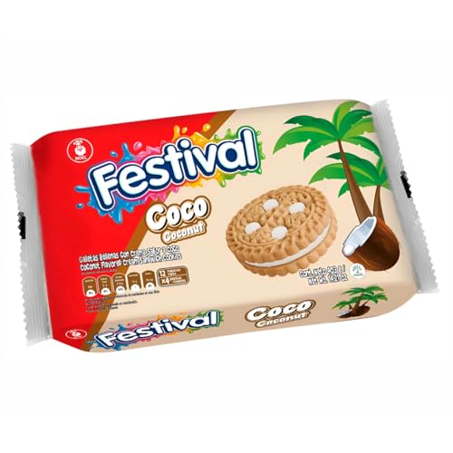 FESTIVAL Kokoskekse Festival 403 g 3er-Pack von Generisch