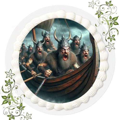 FONDANT Tortenbild, Zuckerbild mit Motiv, Essbares Foto für Torten, Tortenbild, Tortenaufleger Ø 20cm FONDANT Viking Wikinger Nr. 2 FONDANT Tortenbild, Zuckerbild mit Motiv, Essbares Foto für Torten, Tortenbild, Tortenaufleger Ø 20cm FONDANT Viking Wikinger Nr. 2 von Generisch