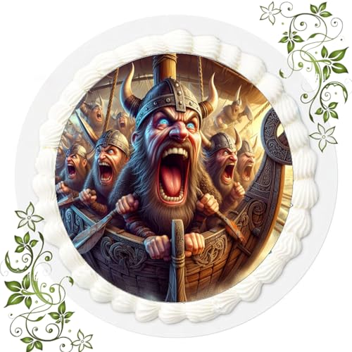 FONDANT Tortenbild, Zuckerbild mit Motiv, Essbares Foto für Torten, Tortenbild, Tortenaufleger Ø 20cm FONDANT Viking Wikinger Nr. 3 FONDANT Tortenbild, Zuckerbild mit Motiv, Essbares Foto für Torten, Tortenbild, Tortenaufleger Ø 20cm FONDANT Viking Wikinger Nr. 3 von Generisch