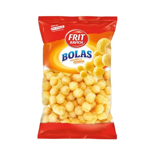 FRIT RAVICH Maisbällchen-Snack mit Käsegeschmack FRIT RAVICH 110 g Tüte 8er-Packung. von Generisch