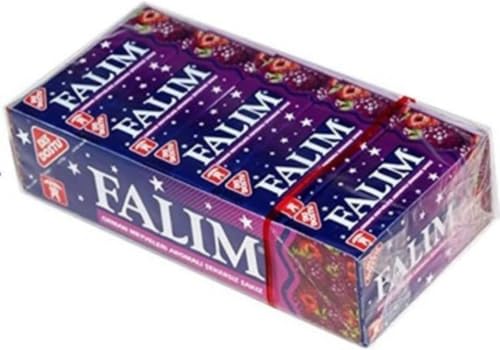 Falım Zuckerfreier Kaugummi mit Waldfruchtgeschmack, 5er-Pack à 20 Stück (Insgesamt 100 Stück) 160 Gramm mit Pufai Grocery von Generisch