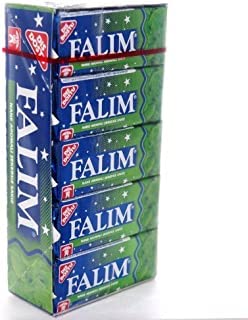 Falim zuckerfreier Kaugummi mit Minzaroma, (20 x 5 Stück/140g) von Generisch