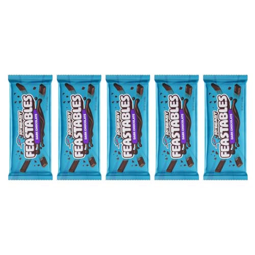 Feastables Dunkle Schokolade Schokoriegel 5 Stück, 60 g – Seien Sie der Erste, der den neuesten riegel probiert –Ideal als Geschenk | für Frühstück | Weihnachten und Geburtstagsfeiern Feastables Dunkle Schokolade Schokoriegel 5 Stück, 60 g – Seien Sie der Erste, der den neuesten riegel probiert –Ideal als Geschenk | für Frühstück | Weihnachten und Geburtstagsfeiern von Generisch