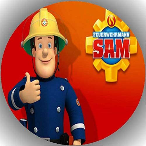 Fondant Tortenaufleger Tortenbild Geburtstag Feuerwehrmann Sam L4 Fondant Tortenaufleger Tortenbild Geburtstag Feuerwehrmann Sam L4 von Generisch