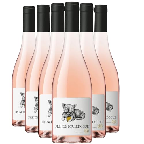 French Bouledogue Pays d'Oc MAGNUM Roséwein 2020 - g.g.A. - Languedoc - Roussillon Frankreich - Rebsorte Grenache, Cinsault - 6x150cl von Generisch