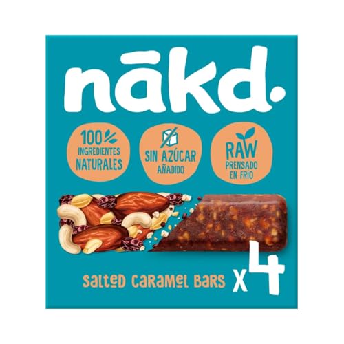 Frucht- und Nussriegel mit gesalzenem Karamell, 100% natürliche Zutaten und ohne Zuckerzusatz spanische 4 Stück 140 g. 3er Pack Frucht- und Nussriegel mit gesalzenem Karamell, 100% natürliche Zutaten und ohne Zuckerzusatz spanische 4 Stück 140 g. 3er Pack von Generisch