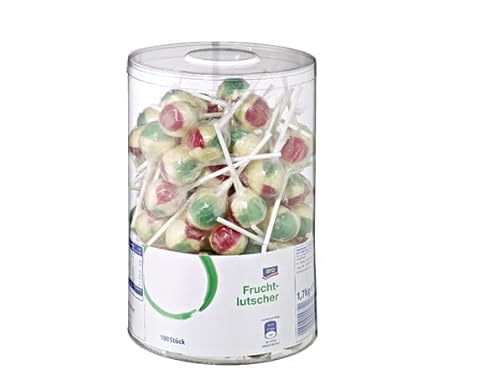 Fruchtlutscher 100 Stück à 17 g - 1,7 kg Dose aro Fruchtlutscher 100 Stück à 17 g - 1,7 kg Dose aro von Generisch