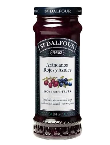 Fruchtrhapsodie Preiselbeeren und Blaubeeren ST.DALFOUR 284 g. 4er-Pack. von Generisch
