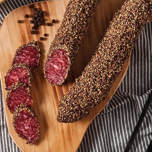 Fuet Extra Mediterraneo a la Pimienta Fuet Salami mit schwarzem Pfeffer Extra Mediterran 180g - Geschenkidee - WF-18514 von Generisch