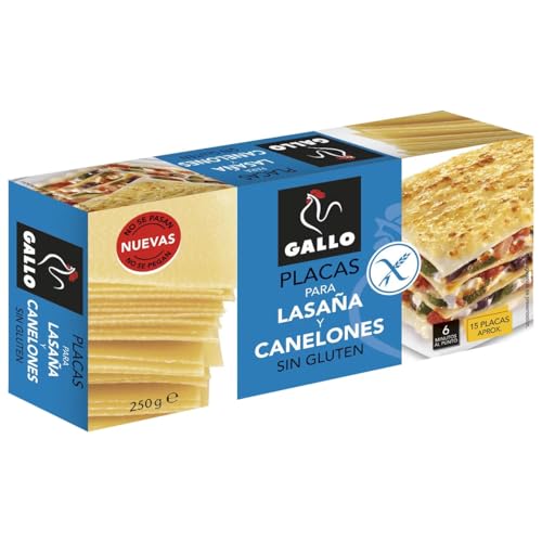GALLO Glutenfreie Lasagne- und Cannelloni-Platten, GALLO, 250 g, 4er-Pack GALLO Glutenfreie Lasagne- und Cannelloni-Platten, GALLO, 250 g, 4er-Pack von Generisch