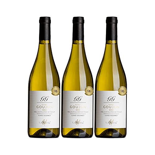 GILLES GOUJON Cuvée Gourmet Weißwein 2020 - Signature Chef - g.g.A. Pays d'Oc - Languedoc - Roussillon Frankreich - Rebsorte Chardonnay - 3x75cl von Generisch