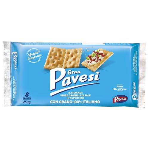 GRANPAVESI Cracker traditioneller Geschmack 250 g 4er-Pack. von Generisch