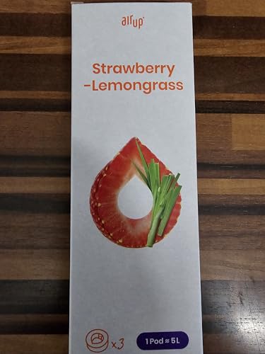 3 x Pod Strawberry Lemongrass Original Pod, Zubehör für Trinkflasche, aromatisierte Pads, 0 Kalorien (Pod Strawberry Lemongrass) von Generisch