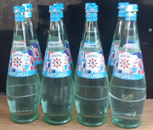 Gerolsteiner Gourmet Mineralwasser Naturell, 8 x 0,75 l Glasflaschen inkl Mehrweg Pfand von Generisch