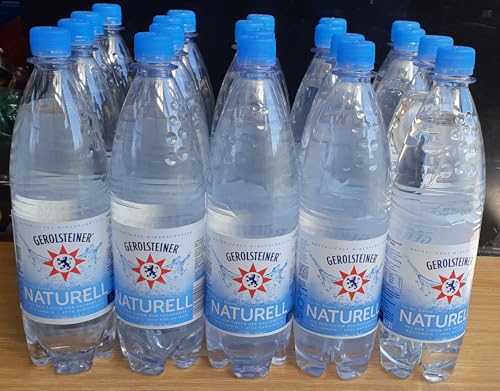 Gerolsteiner Naturell Mineralwasser, 20 Flaschen à 1 Liter, inkl. Mehrweg Pfand Gerolsteiner Naturell Mineralwasser, 20 Flaschen à 1 Liter, inkl. Mehrweg Pfand von Generisch