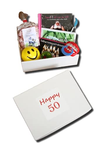 Geschenkbox **Happy 50** - Geburstag Geschenk für Männer von Generisch