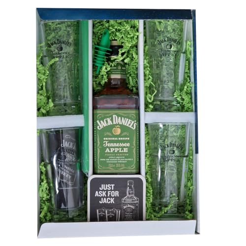 Geschenkset Jack Apple 0,7L. inkl. Gläser uvm. Geschenkset Jack Apple 0,7L. inkl. Gläser uvm. von Generisch