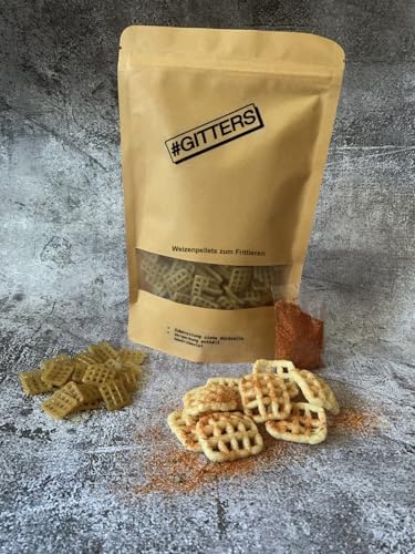 Gitters – Chips zum Selbermachen – Weizenpellets zum Frittieren mit Gewürzsalz 210 g Gitters – Chips zum Selbermachen – Weizenpellets zum Frittieren mit Gewürzsalz 210 g von Generisch
