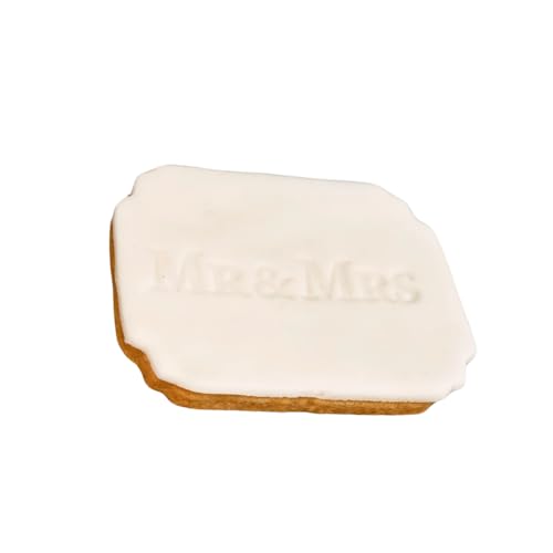 Give aways „Mr & Mrs“ 10er Paket (Weiß schlicht) von Generisch