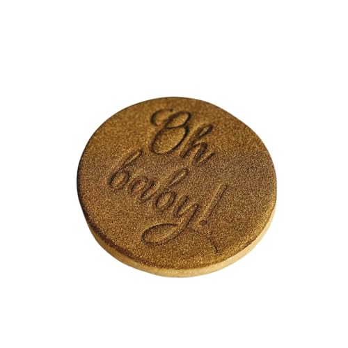Give aways „Oh baby“ 10er Paket (Gold) von Generisch