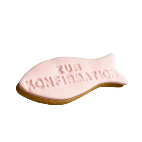 Give aways "Fisch" zu kirchlichen Anlässen (10er Paket) (Rosa/Konfirmation) von Generisch