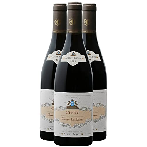 Givry Champ la Dame Rotwein 2019 - Albert Bichot - g.U. - Burgund Frankreich - Rebsorte Pinot Noir - 3x75cl von Generisch