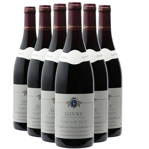 Givry Rotwein 2022 - Domaine Pascal Lemonde - g.U. - Burgund Frankreich - Rebsorte Pinot Noir - 6x75cl von Generisch