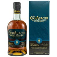 GlenAllachie 8 Jahre Single Malt Whisky mit 46% Alkohol ohne MHD 700ml + GlenAllachie Mini 8 Jahre Speyside Malt Scotch Whisky mit 46% Alkohol ohne MHD 50ml + GlenAllachie Glencairn Glas - 2 Stk von Generisch