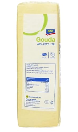 Gouda 48% Fett ca. 3 kg Block Gouda 48% Fett ca. 3 kg Block von Generisch