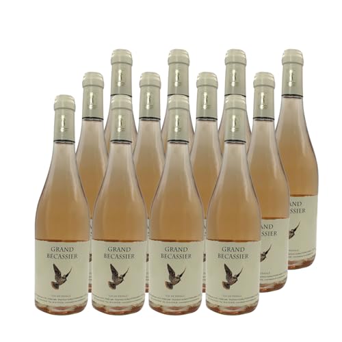 Grand Becassier Roséwein - Rochemond - französischer Wein - Sekt - Rhonetal Frankreich - Rebsorte Caladoc, Syrah - 12x75cl Grand Becassier Roséwein - Rochemond - französischer Wein - Sekt - Rhonetal Frankreich - Rebsorte Caladoc, Syrah - 12x75cl von Generisch