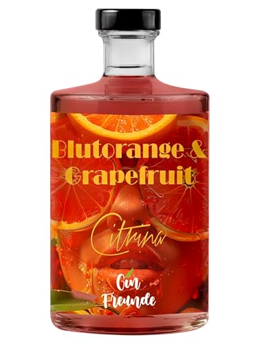 Blutorange-Grapefruit Gin - Citrina by Gin Freunde | 500ml - 47% Vol. | Hamburger Start-up (Blutorange-Grapefruit) Blutorange-Grapefruit Gin - Citrina by Gin Freunde | 500ml - 47% Vol. | Hamburger Start-up (Blutorange-Grapefruit) von Gin Freunde