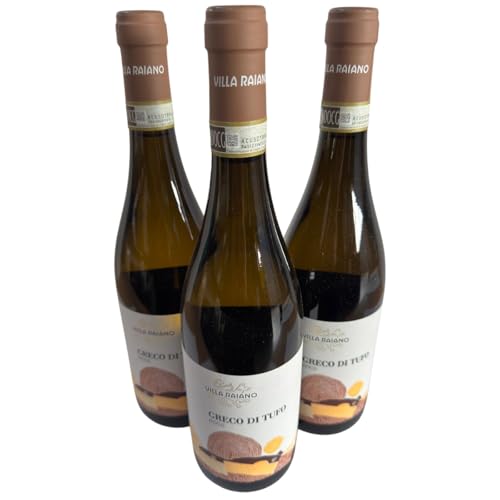 Greco di Tufo DOCG 2023, Villa Raiano, Weißwein aus Italien, 750ml, 3er-Set Greco di Tufo DOCG 2023, Villa Raiano, Weißwein aus Italien, 750ml, 3er-Set von Generisch