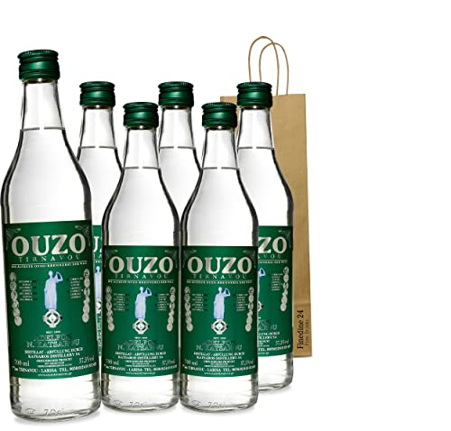 Griechischer Ouzo grün 6x 700ml mit Geschenktasche von Generisch