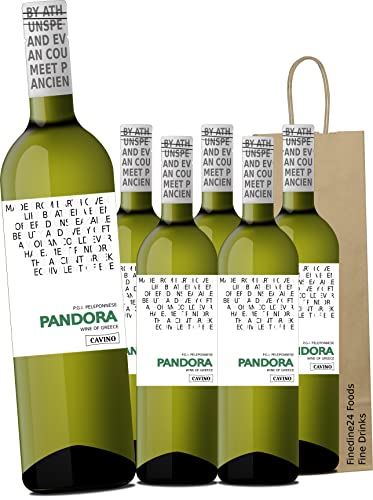 Pandora - griechischer Weisswein trocken 6x750ml mit Geschenktasche Pandora - griechischer Weisswein trocken 6x750ml mit Geschenktasche von Generisch
