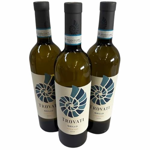 Grillo Conchiglia DOC 2023, Cantina Trovati, Weißwein aus Italien, 750 ml, 3er-Set Grillo Conchiglia DOC 2023, Cantina Trovati, Weißwein aus Italien, 750 ml, 3er-Set von Generisch