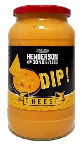 HENDERSON & SONS Cheese Dip 1kg Käse-Sauce für Nachos mit JALAPEÑO Großpackung 1000g von Generisch