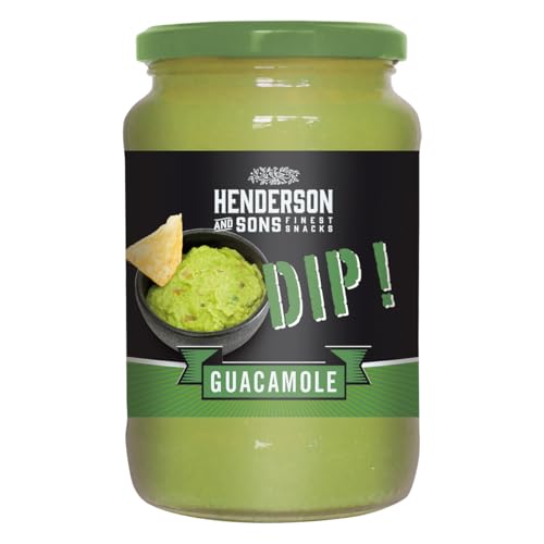 HENDERSON & SONS Guacamole Nacho Dip 1kg Avocado-Sauce für Nachos Großpackung 1000g von Generisch
