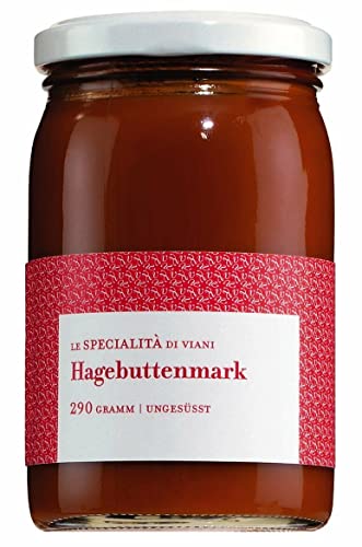 Hagebutten Püree - Hagebuttenmark 100 % Frucht - 290 g - ungesüsst - von Generisch