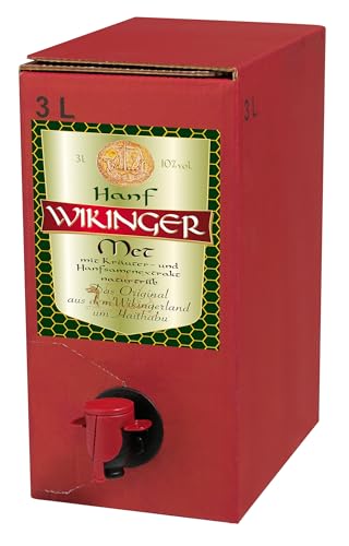 Hanf Wikinger Met 3 Liter Bag in Box | Honigwein aus dem Wikingerland Haithabu | Hanf Met Hanf Wikinger Met 3 Liter Bag in Box | Honigwein aus dem Wikingerland Haithabu | Hanf Met von Generisch