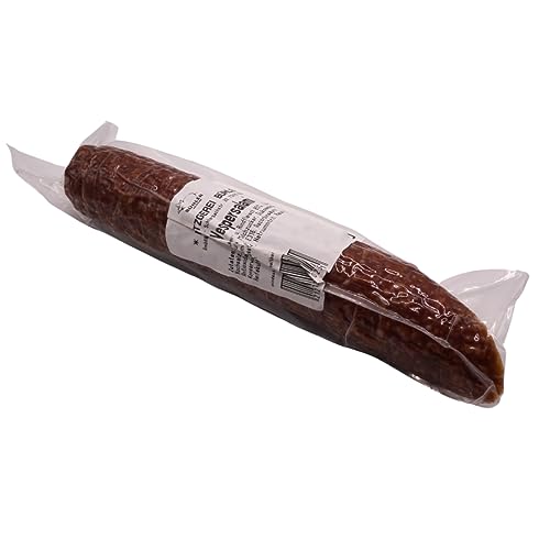 Hausmacher Vespersalami 200g Rindersalami am Stück aus 100% Deutschem Rindfleisch und Schweinefleisch lecker von der Landmetzgerei Bühler Luftgetrocknete Salami von Generisch