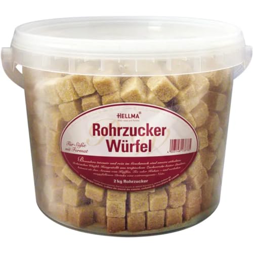Helllma Zucker Rohrzucker-Würfel, im Eimer, 2kg Helllma Zucker Rohrzucker-Würfel, im Eimer, 2kg von Generisch