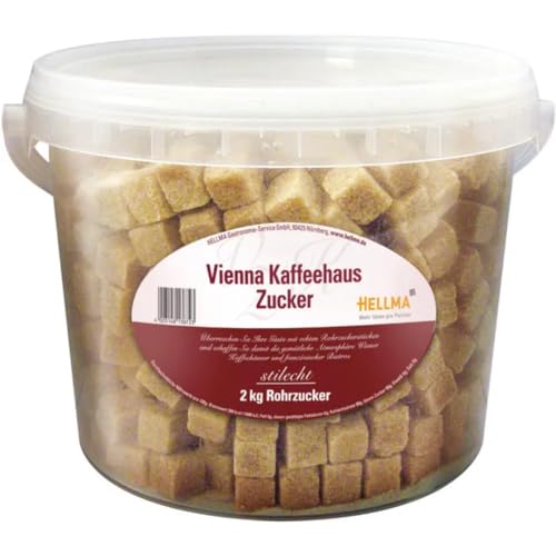 Helllma Zucker Vienna Kaffeehauszucker Rohrzucker, in Runddose, 2kg Helllma Zucker Vienna Kaffeehauszucker Rohrzucker, in Runddose, 2kg von Generisch